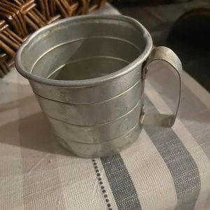 Vintage Aluminum measuring cup